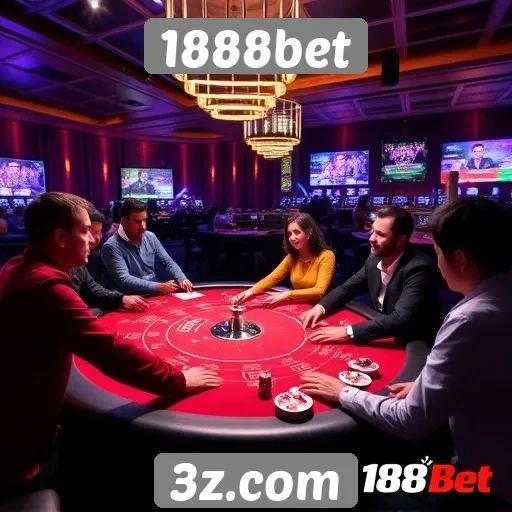Casino ao vivo no 1888bet ganha popularidade